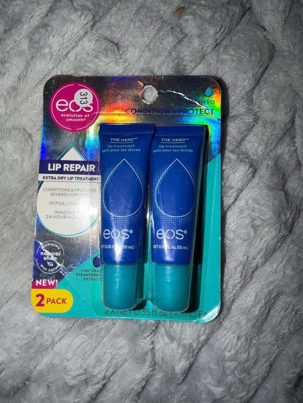 eos The Hero Lip Repair Extra Dry Lip Treatment Twin Pack